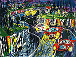 24 Hours at LeMans by LeRoy Neiman