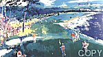 18th at Pebble by LeRoy Neiman