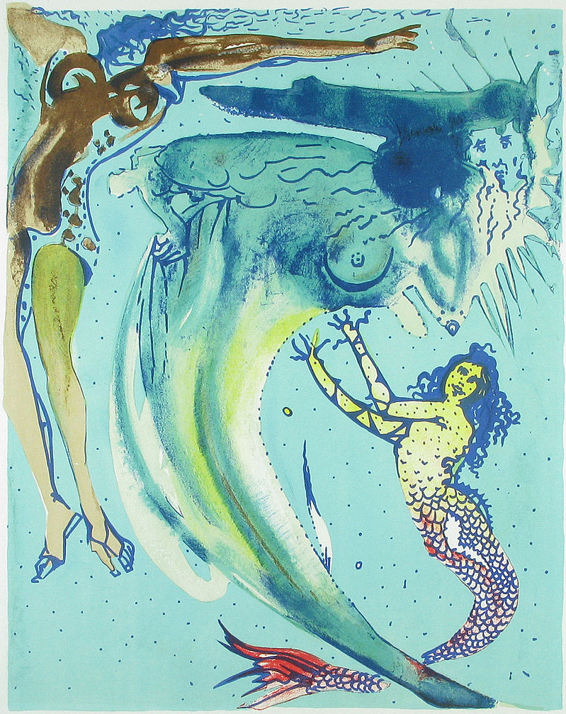 Рисунок подводное царство Ганс христиан Андерсен
