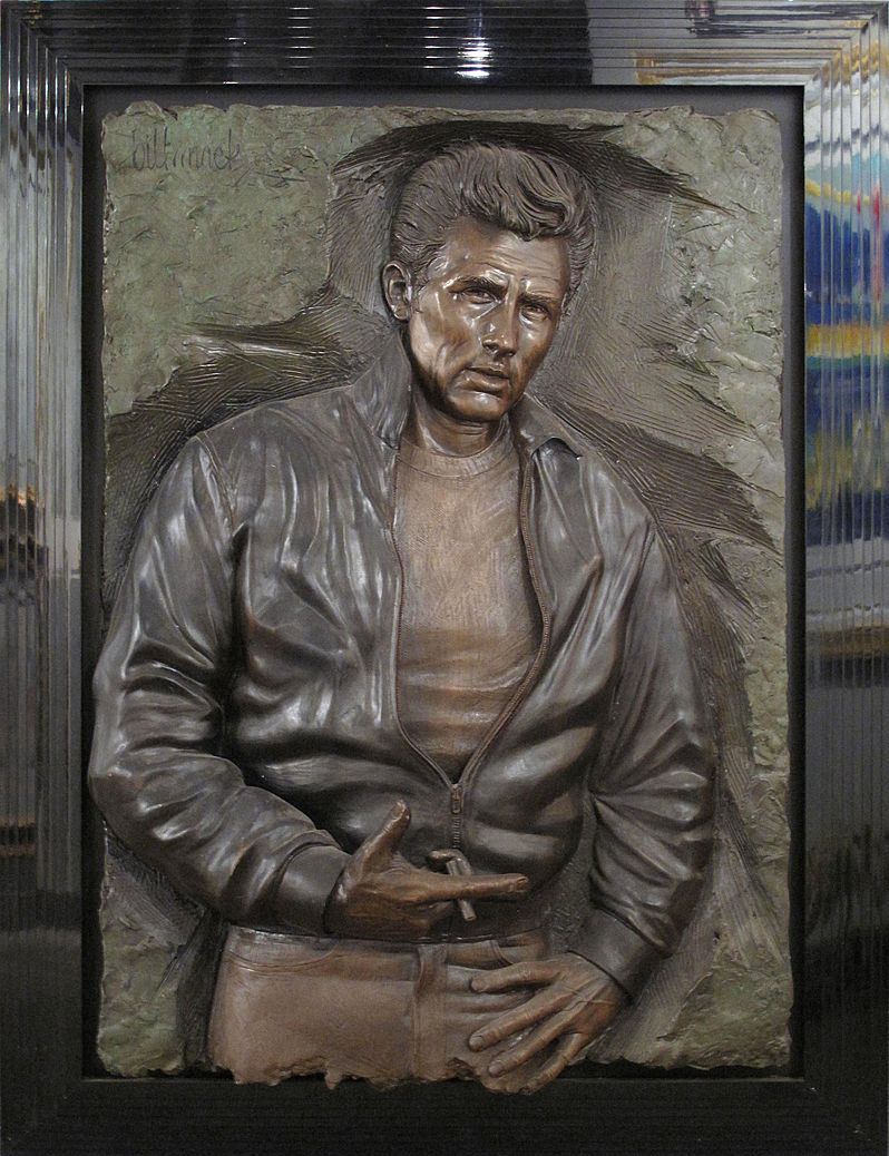 Rebel - James Dean, (Bonded Bronze) by Bill Mack | Dewey Graff Fine Art ...