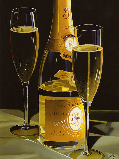 Thomas Stiltz, Champagne of Kings, (small), Giclee on Canvas, Limited ...